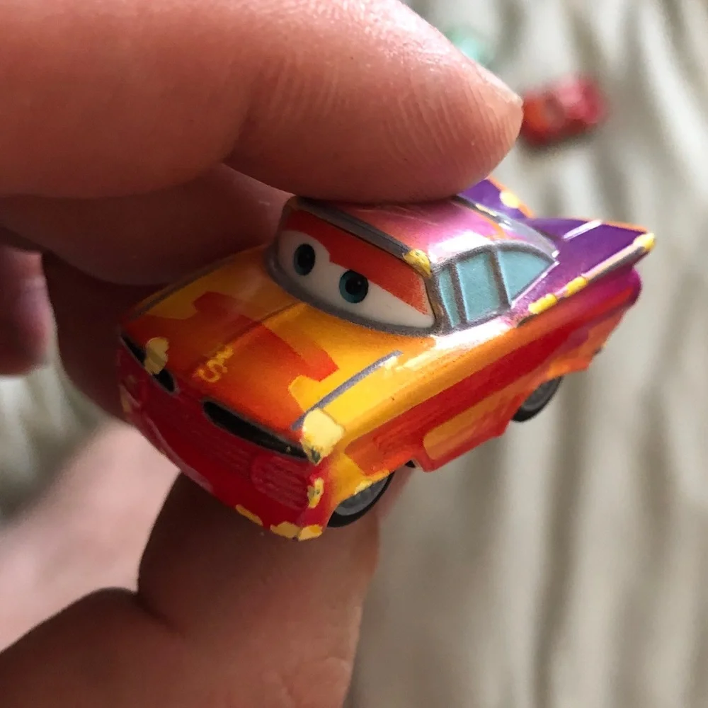 Die-Cast Mini Race Car Set - Red, Blue, Green, Yellow, Purple, Orange